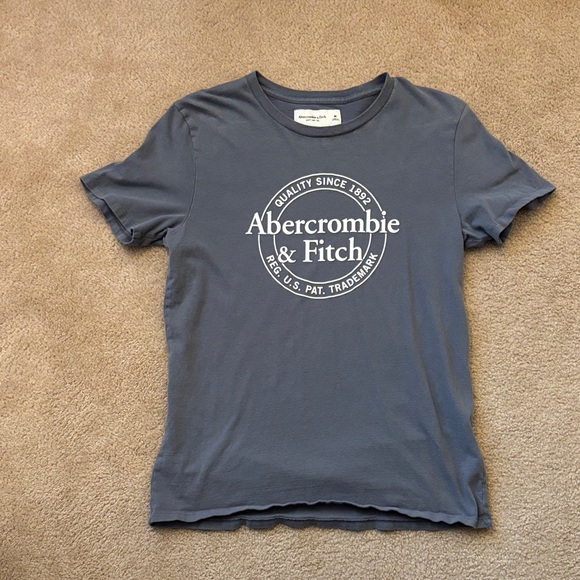 Abercrombie & Fitch Blue Graphic Tee - Picture 1 of 2